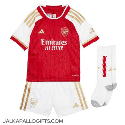 Arsenal Gabriel Jesus #9 Koti Peliasu Lasten 2023-24 Lyhythihainen (+ Lyhyet housut)